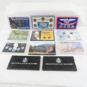 Mixed US Coin Sets Ike Dollars, Penny & Nickel Set