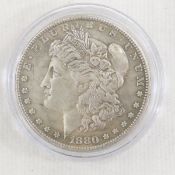 1880 CC Morgan Silver Dollar