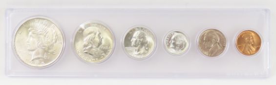 1948 US Mint Set & BU 1925 Peace Silver Dollar