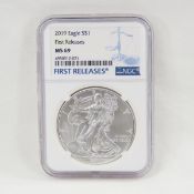 2019 American Silver Eagle NGC MS69
