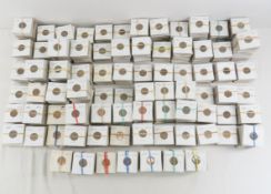 Collection of carded Lincoln Cents 1909-