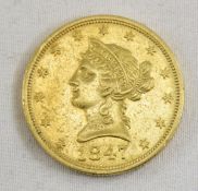1847 O $10 Gold Liberty Head Eagle