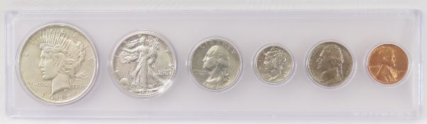1940 US Type Set & AU 1922 Peace Silver Dollar