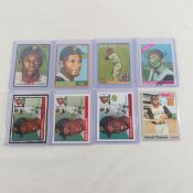 4 Roberto Clemente Art Cards & 5 Reprints