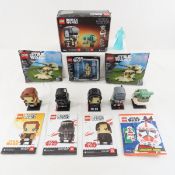 5 LEGO STAR WARS BrickHeadz & 4 Mini Kits