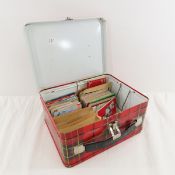 Vintage Lunchbox Full of Playing Card Backs