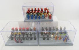 71 Ninjago LEGO Mini Figures in 2 Displays