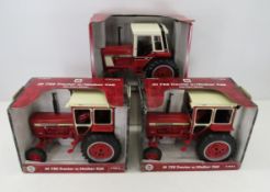 3 International Tractors, 756, 186, Ertl