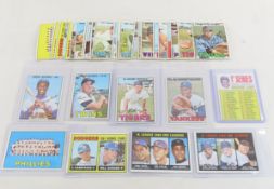 20+ 1967 Topps Baseball Cards - Banks, Kaline