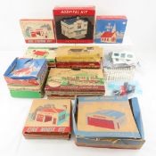 Vintage Plasticville O Gauge Kits in Open boxes
