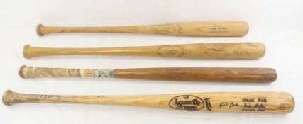 Becker Signed & Hershberger Game Used & 2 Bats