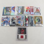 9 Signed & 8 Other Jersey Football Cards