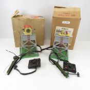 2 Vintage Lionel 165 Cranes for Parts & Repair