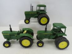 3 Ertl John Deere Tractors