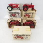 5 Ertl IH Farmall Tractors, 350 and More