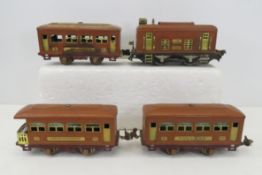 Lionel Prewar Electric Pullman Set in Terra Cota