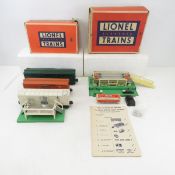 Lionel Operating Cattle 3656 & 3472 Milk Car Sets