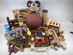 Vintage Toys, Puzzles, Mickey Hop-On Toy
