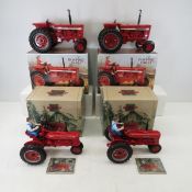 4 Ertl Tractors, Farmall H & 826