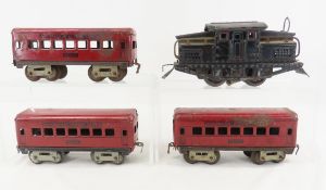 Pre War Lionel 259E Engine & Assorted Cars