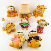 8 Vintage 1980's Garfield and Company Plush