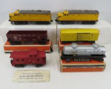 Lionel O Gauge Set 1467W- UP Diesels