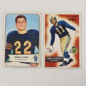 1950's Blanda & Van Brocklin Bowman Football Cards