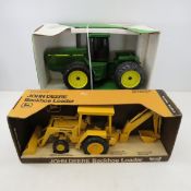 John Deere 4WD Tractor & Backhoe Loader