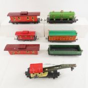 Pre-War Lionel Cars & Crane Car- Restored