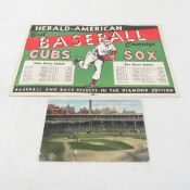 1950's Chicago Cubs, White Sox Schedule and More