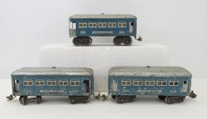 Lionel Prewar O Gauge Pullman 609 (2) & 611 Cars