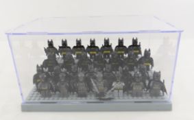28 Batman LEGO Mini Figures in Display