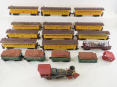 Lionel O Gauge 1862 Engine W&ARR & 15 Cars