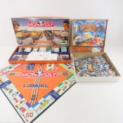 Lionel Monopoly & Springbok Puzzle