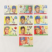 10 1955 Topps Baseball Cards- Conley
