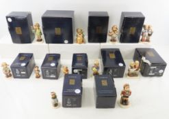 11 Hummel Collector Club figurines with boxes