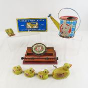 Vintage tin toys