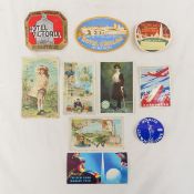 Vintage Hotel Luggage Labels, Trade Cards & More