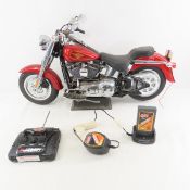 Harley Davidson No. 6935 Fat Boy 9.6V R/C Motorcycle