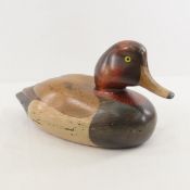 Tom Taber Redhead Duck Decoy- Signed