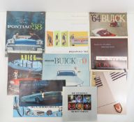 Vintage Buick & Pontiac Car Brochures