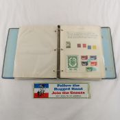Vintage Boy Scout Stamps, Envelopes, Ephemera
