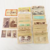 50+ Stereoscope Cards & 3 Small Cabinet Cards
