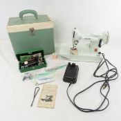 Singer Featherweight & Case with Buttonholer