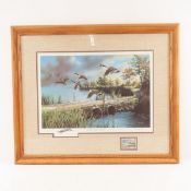 Ken Zilla lifting to the north duck stamp print