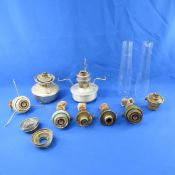 Vintage Aladdin Oil Lamps, Burners, Chimneys