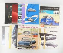 VW, Porsche & Vintage German Car Brochures
