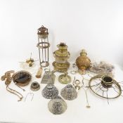 Antique Hanging & Table Top Oil Lamp Parts