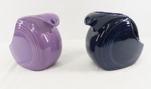 Fiesta Lilac & Cobalt Large Disk Pitchers