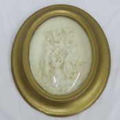 Antique Descent From The Cross Meerschaum Relief